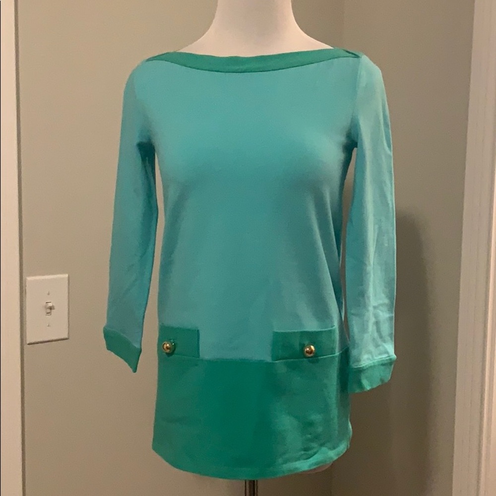 Kate spade retro style color block top